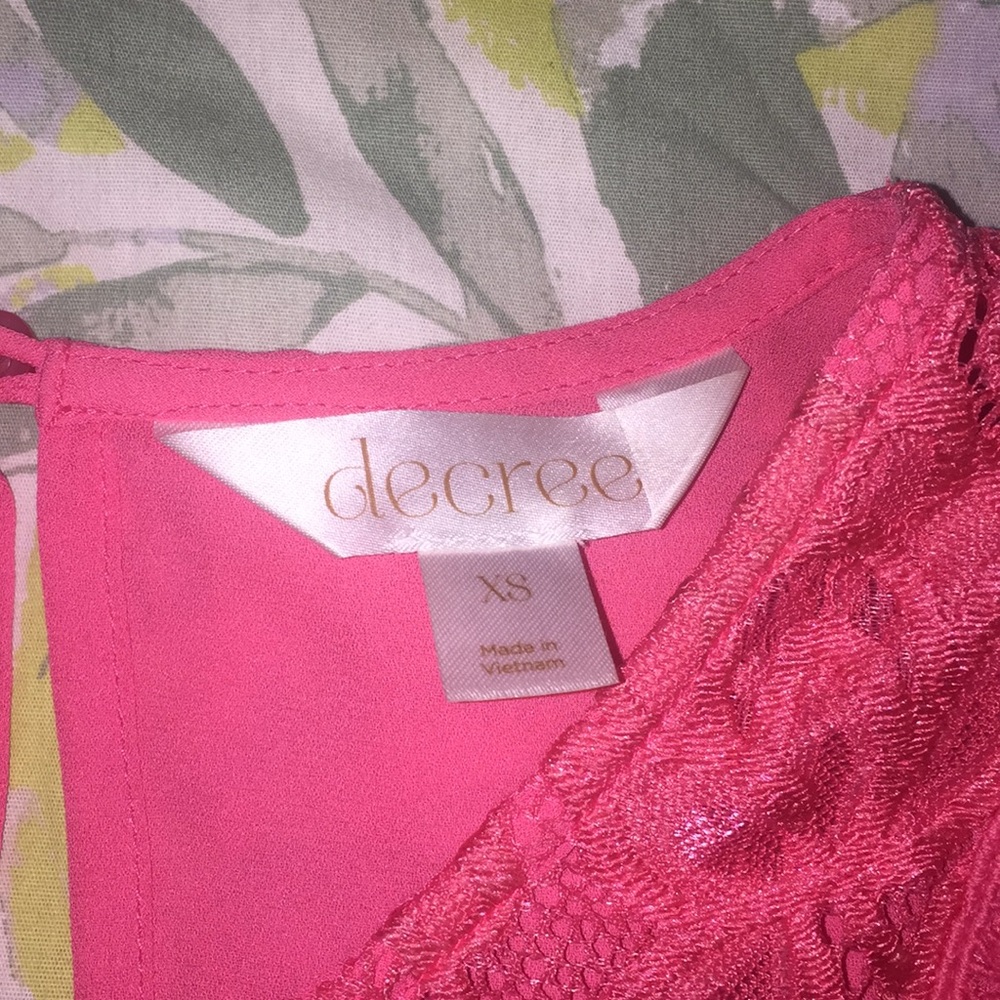 Off-Shoulder Pink Top - Picture 4 of 6
